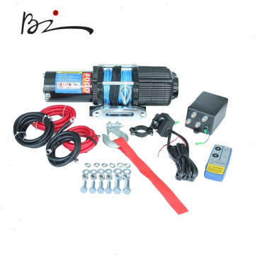 12V Electric Winch with UTV ATV 4000lb Dyneem Rope